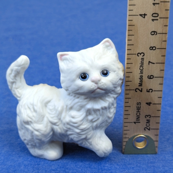 Vintage Kitten Cat Sculpture Homco Porcelain - Picture 9 of 9